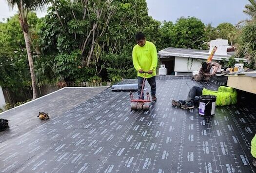 flat roof installation