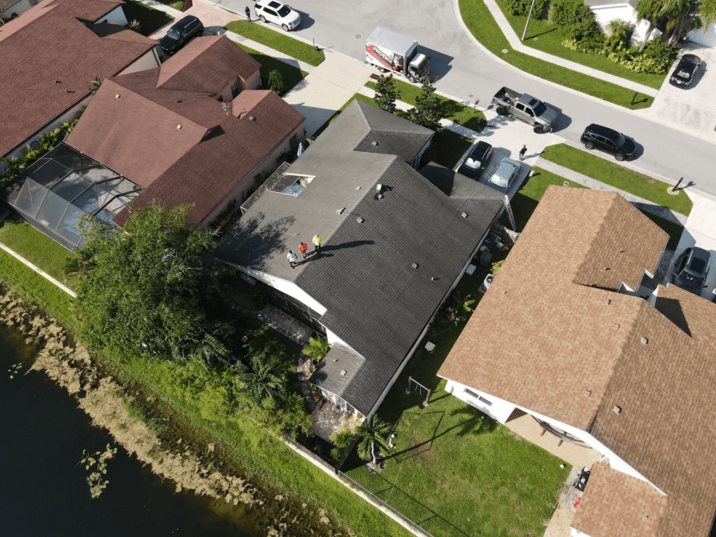residential roof repair services by phoenix roofing in South Florida