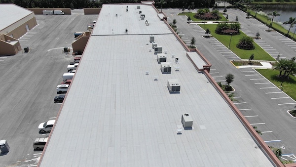 commercial roof installation