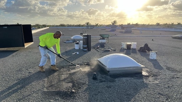 skylight flashing repair