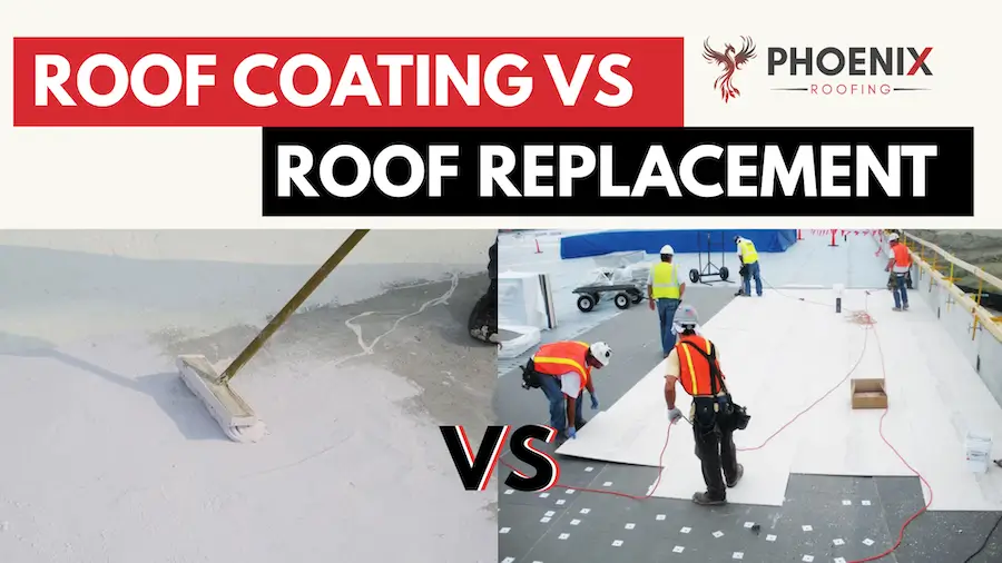 roof coating vs roof replacement in Florida